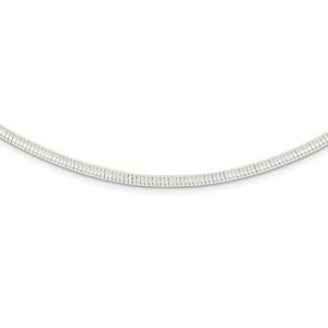 2.75mm Sterling Silver Round Neckwire Chain Necklace, 18 Inch